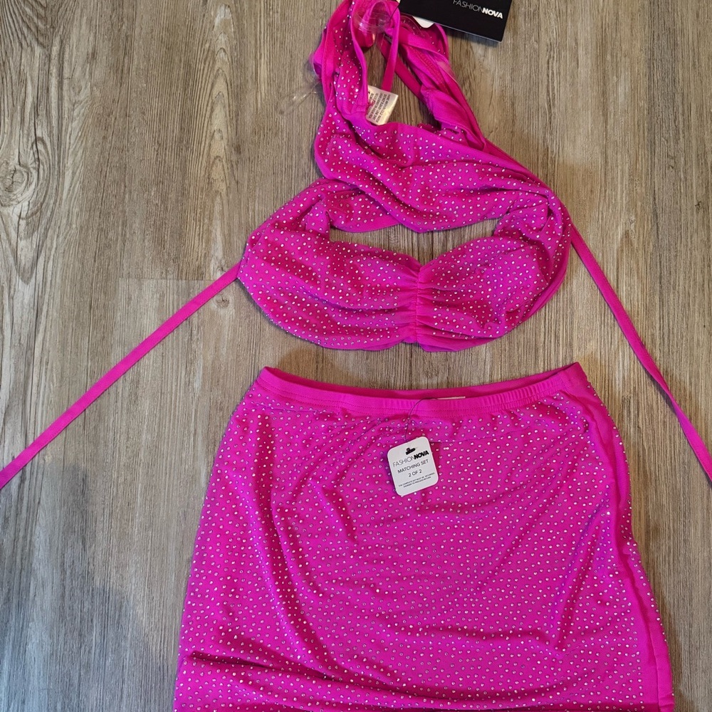 NWT Fashion Nova Sparkle Set